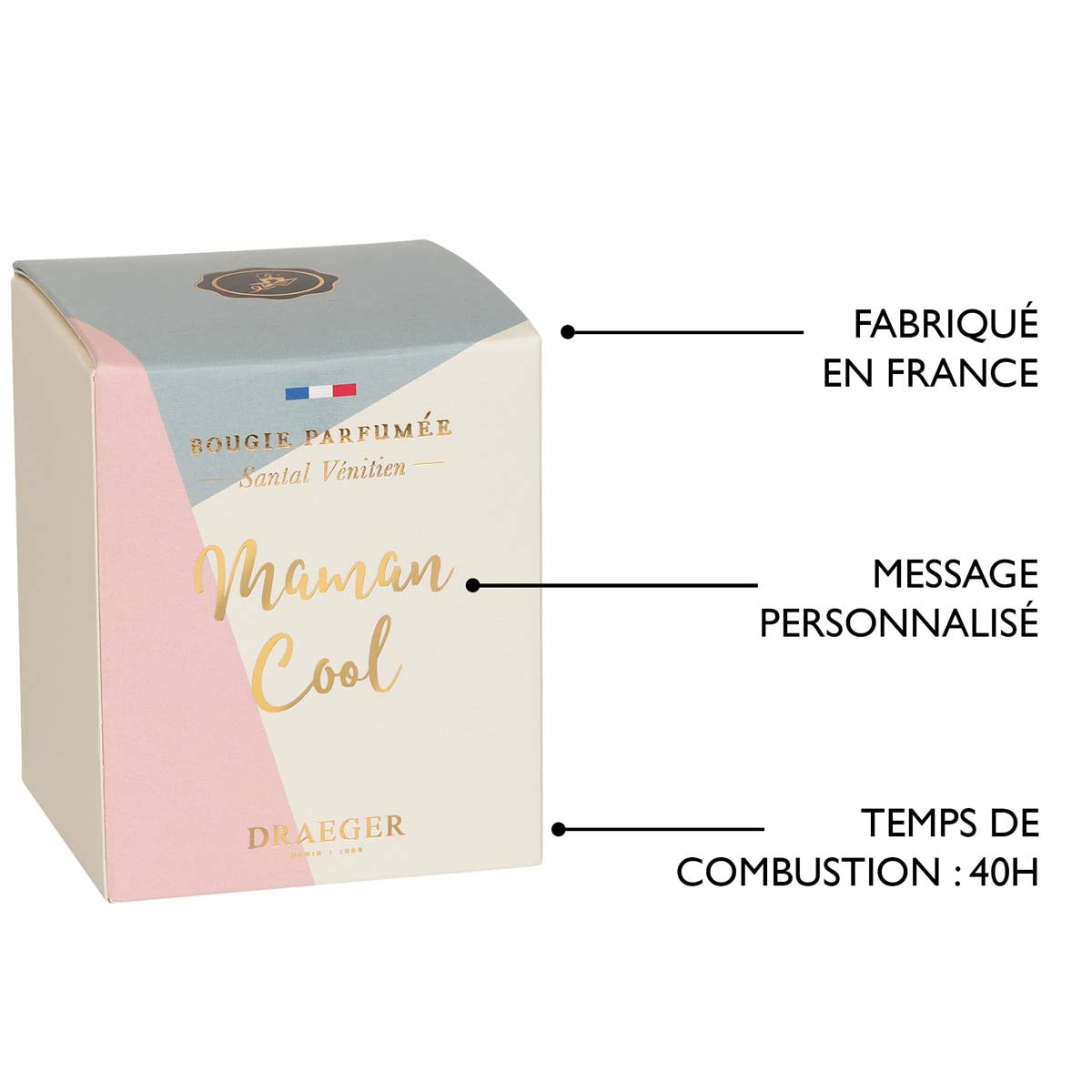 Bougie cadeau - Maman Cool