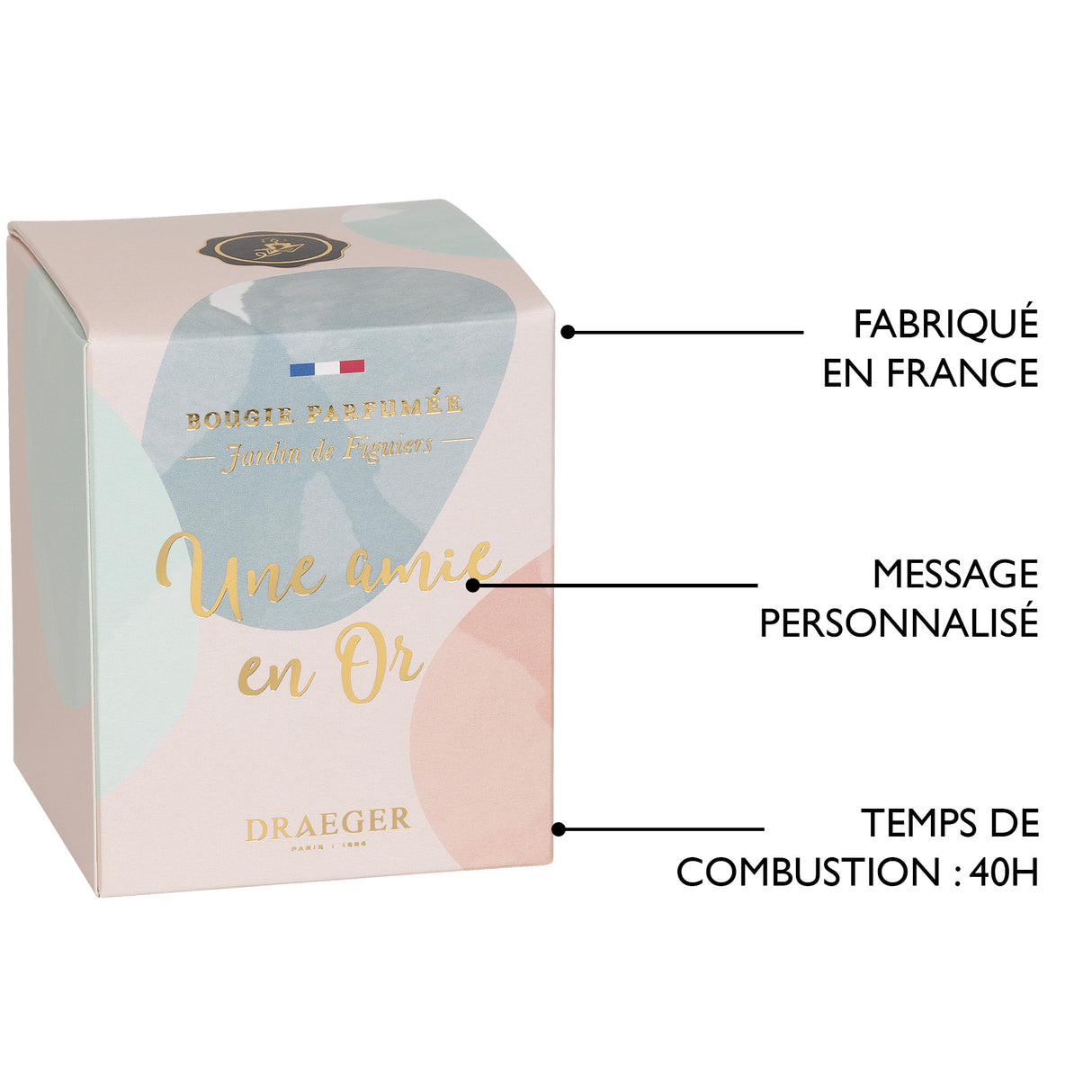 Bougie cadeau amitié