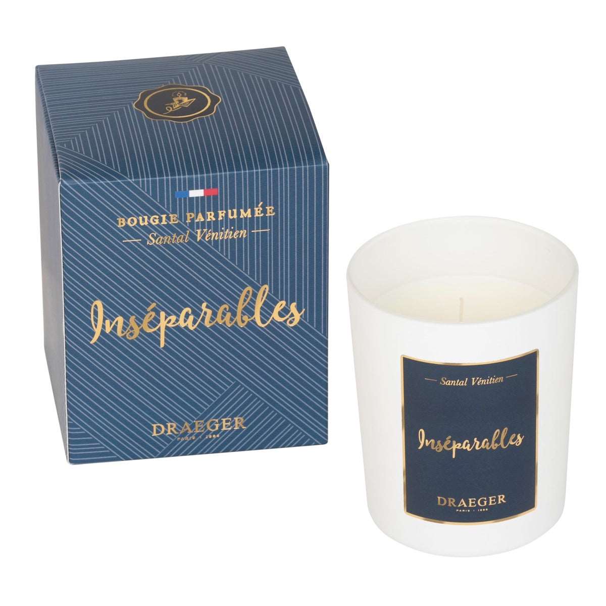 Bougie cadeau - Inséparables