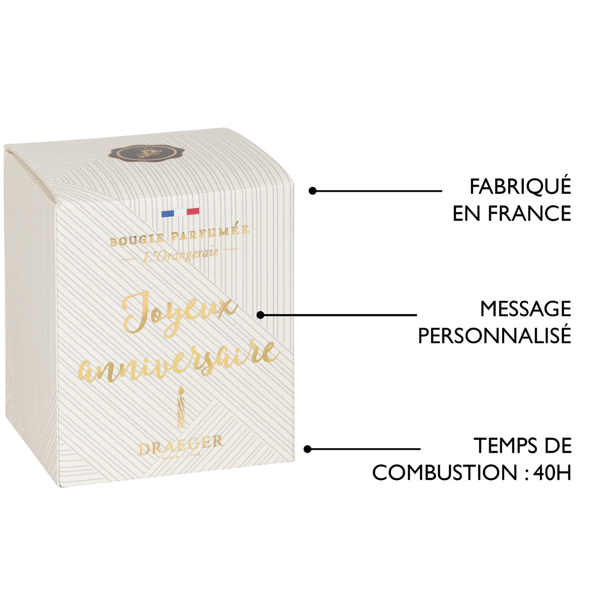 Bougie cadeau occasion