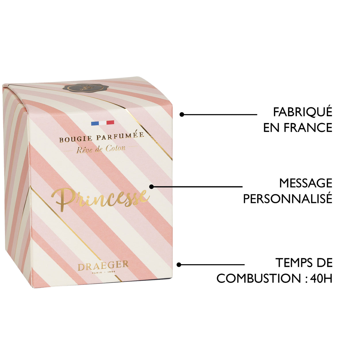 Bougie cadeau amitié