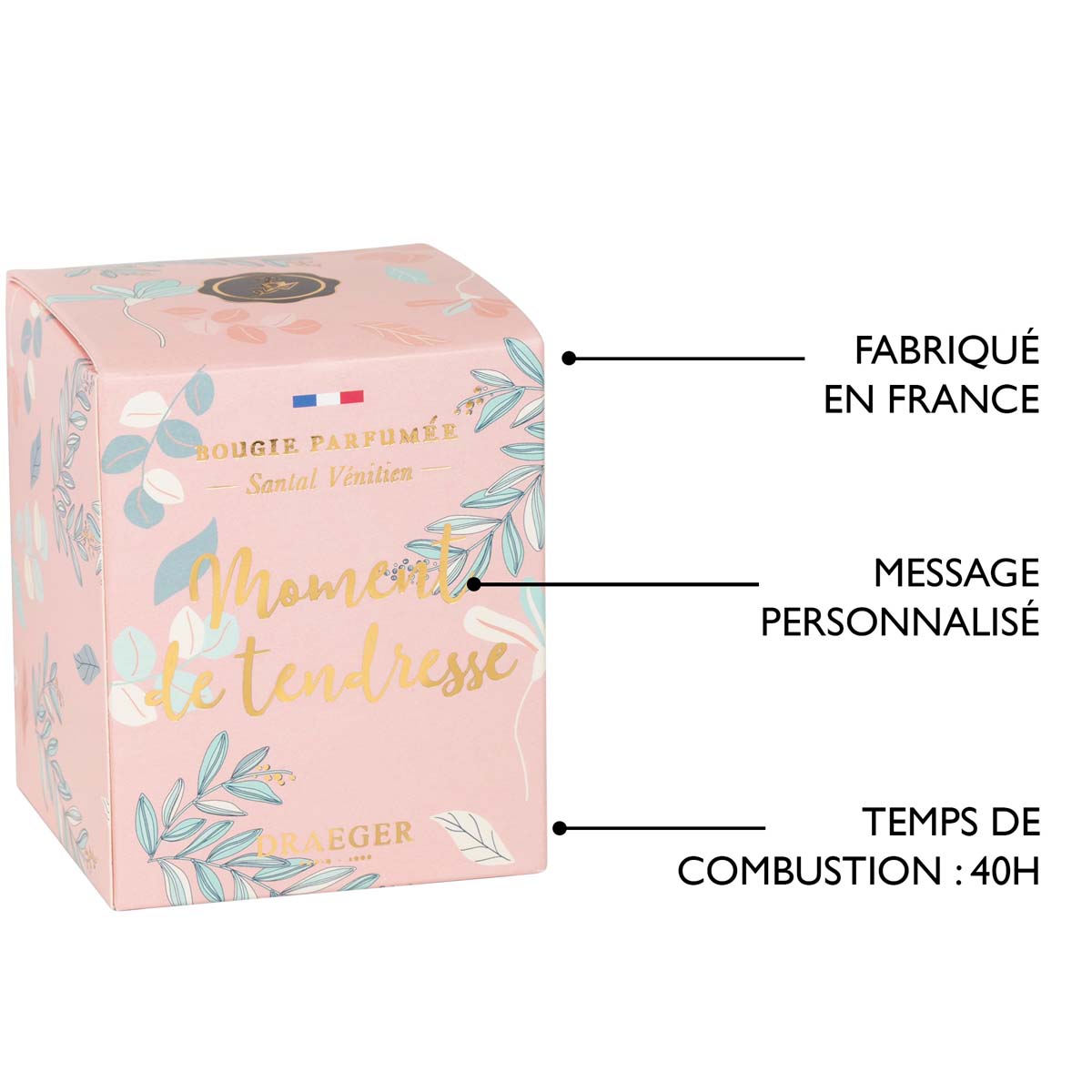 Bougie cadeau - Moment de tendresse