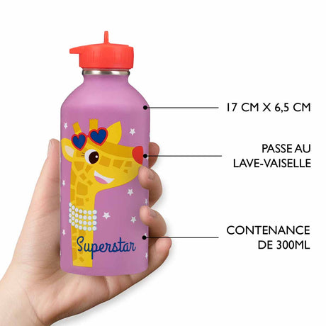 Children's stainless steel bottle - Superstar