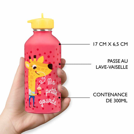 Children's stainless steel water bottle - My little water bottle