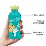 Children's stainless steel bottle - Long live judo