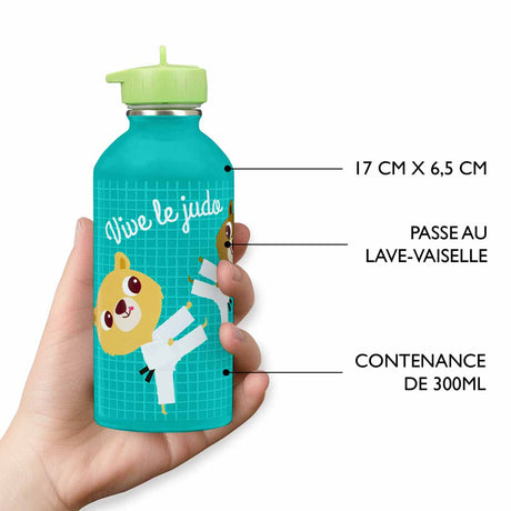 Children's stainless steel bottle - Long live judo