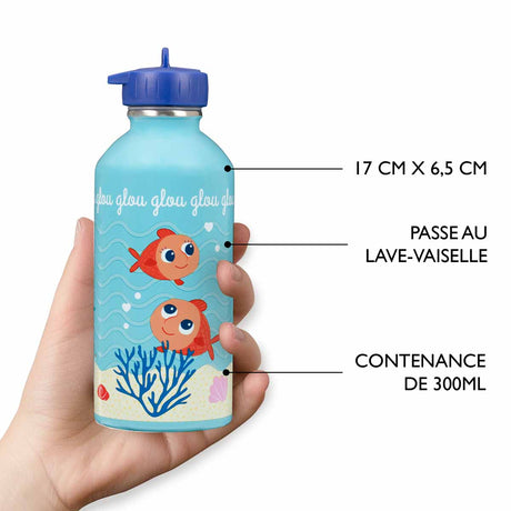 Children's stainless steel bottle - Glou Glou Glou