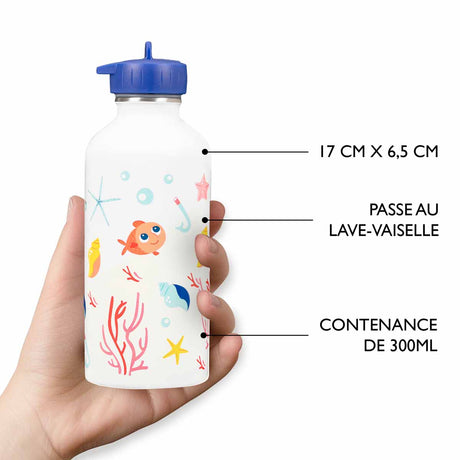 Children's stainless steel bottle - Little goldfish