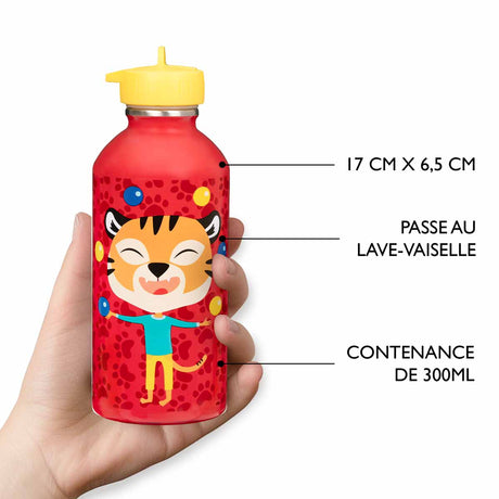 Children's stainless steel bottle - Tiger