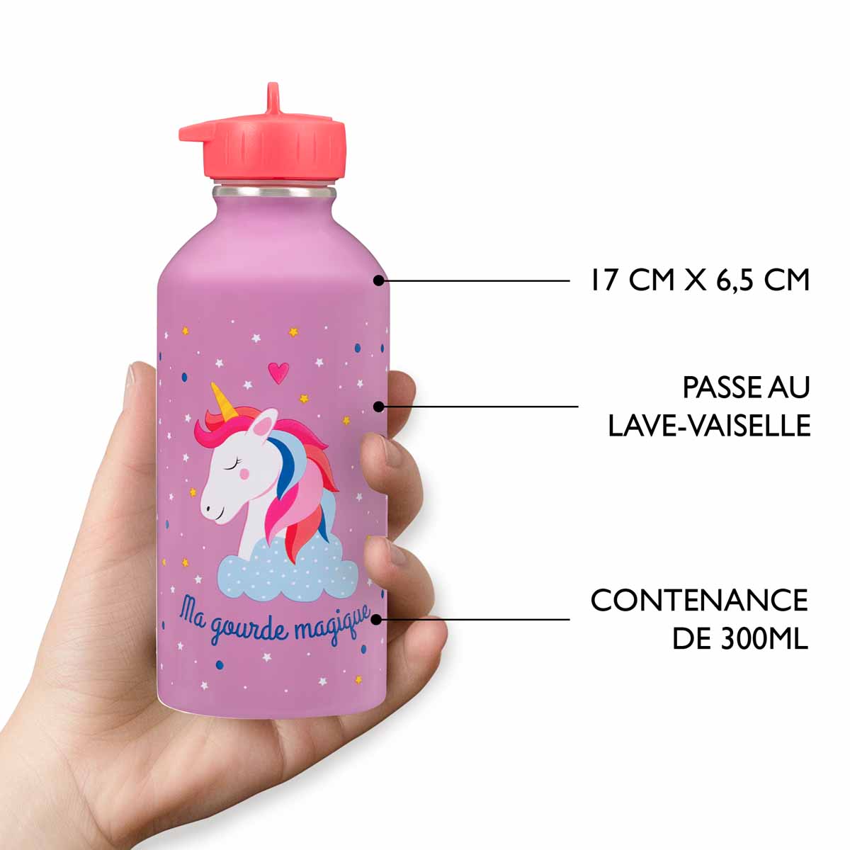 Children's stainless steel bottle - My magic bottle