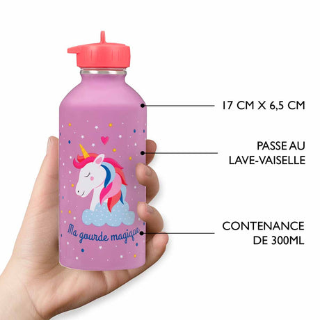 Children's stainless steel bottle - My magic bottle