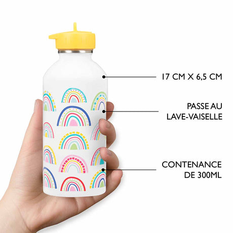 Children's stainless steel bottle - Rainbow