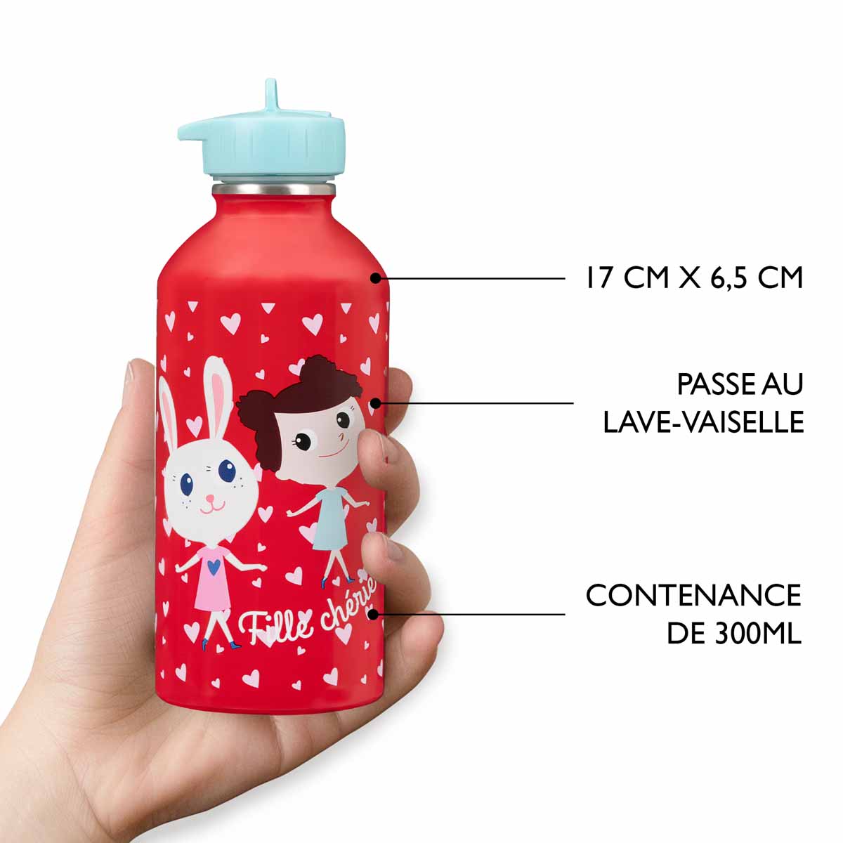 Children's stainless steel bottle - Darling girl