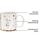 Mug cadeau Tu es ma star