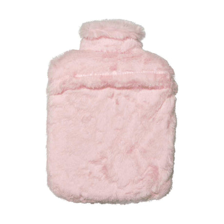 Pink owl plush hot water bottle