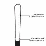 Chaînes de Téléphone en Métal Noir Draeger 