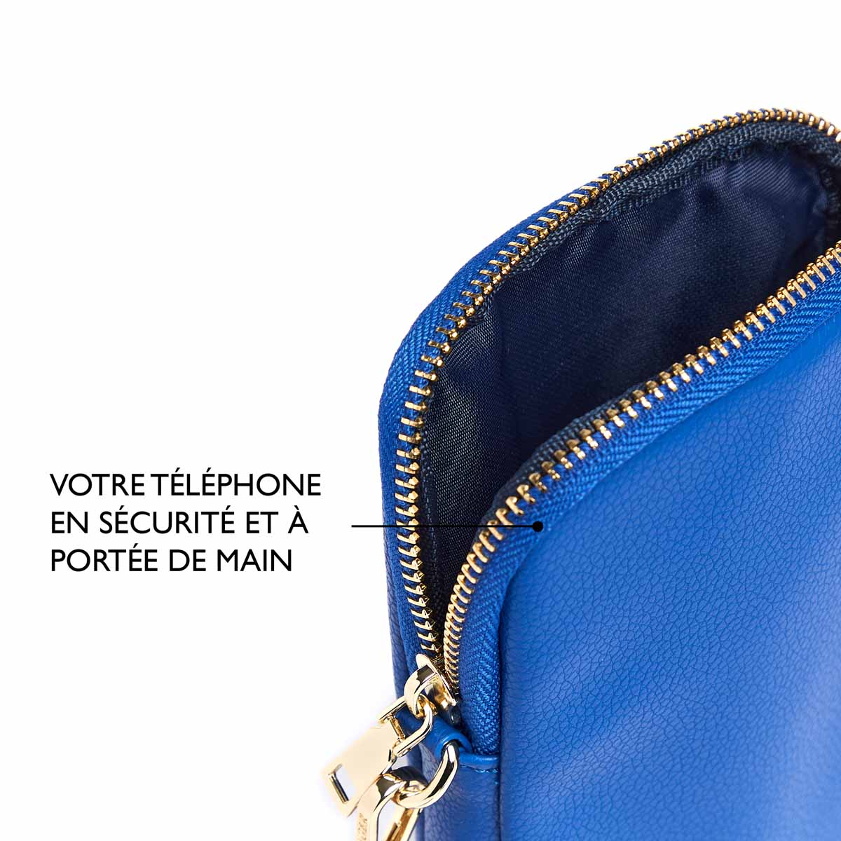 Pochette de Téléphone Bleu