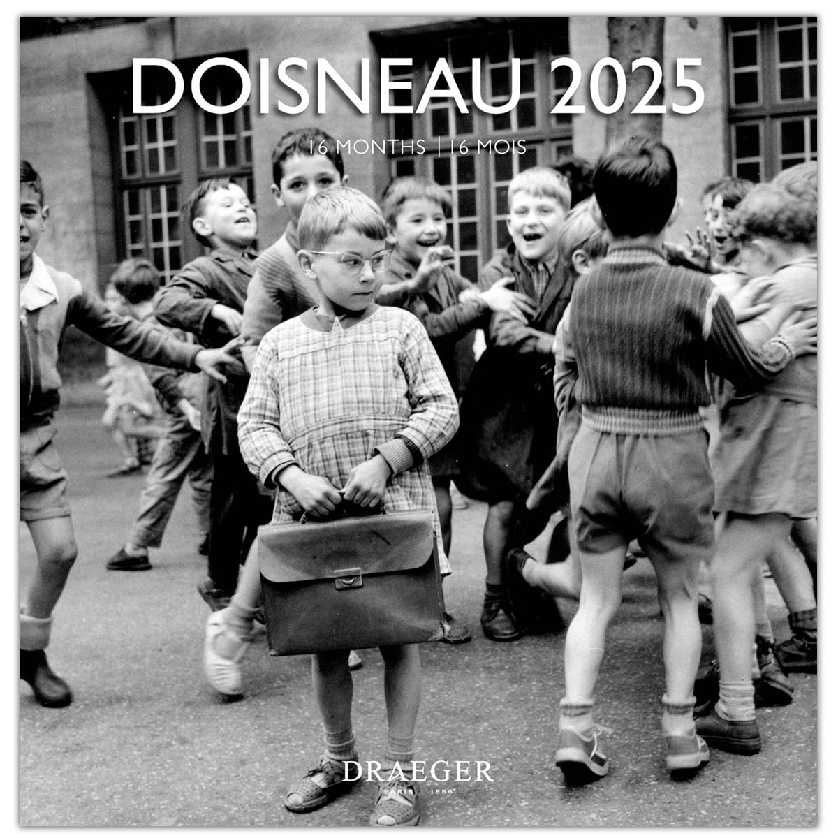 Grand Calendrier Mural 29x29 cm 2025- Robert Doisneau