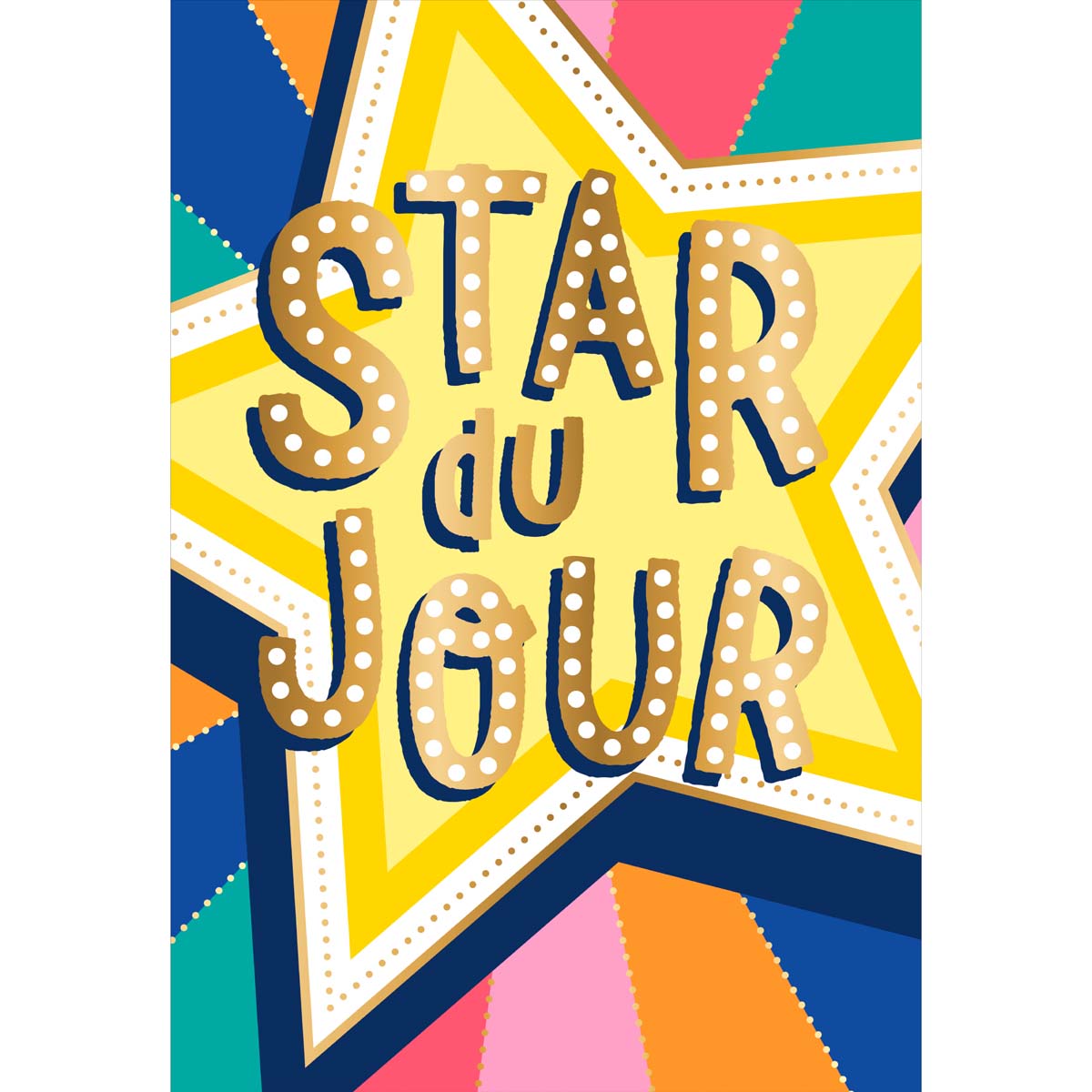 Carte Musicale d'Anniversaire  Star du Jour 