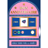 Carte Musicale Bon Anniversaire - Jukebox