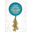 Carte SIGNATURE Anniversaire Ballon - 11,5 x 1 7cm