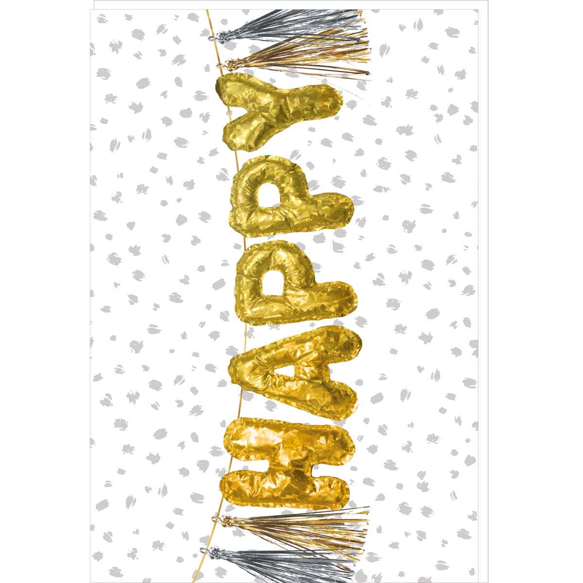 Carte SIGNATURE Happy Guirlande - 11,5 x 17cm