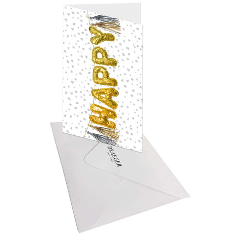 Carte SIGNATURE Happy Guirlande - 11,5 x 17cm