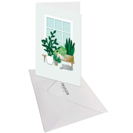 Carte SIGNATURE Plantes Vertes - 11,5x17cm