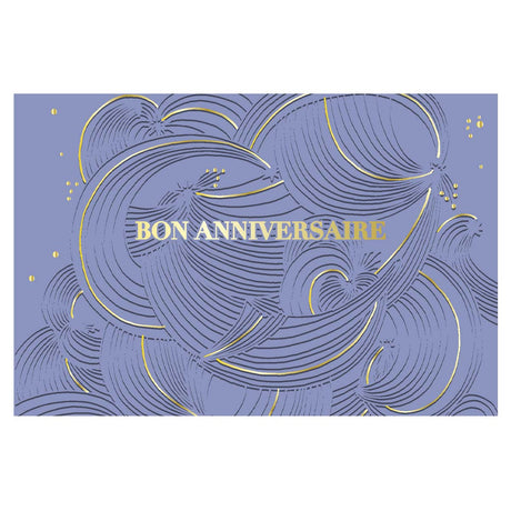 Carte Bon anniversaire Mosaïque - Bleu