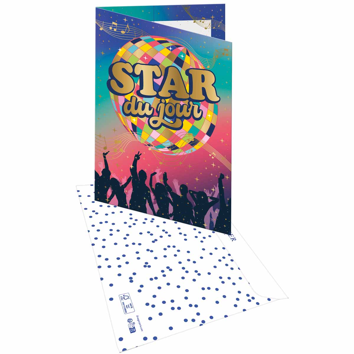 Carte Maxi d'Anniversaire - Star du jour 