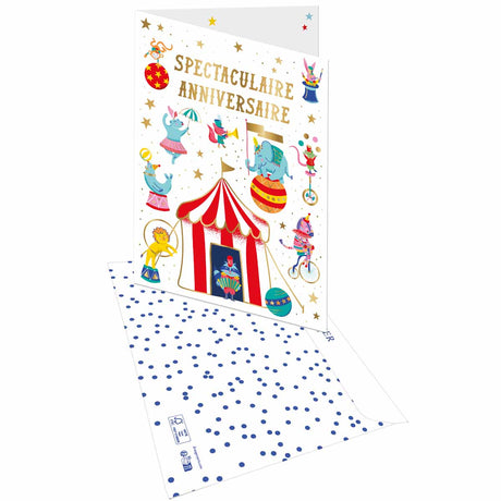 Carte Maxi  Spectaculaire Anniversaire 