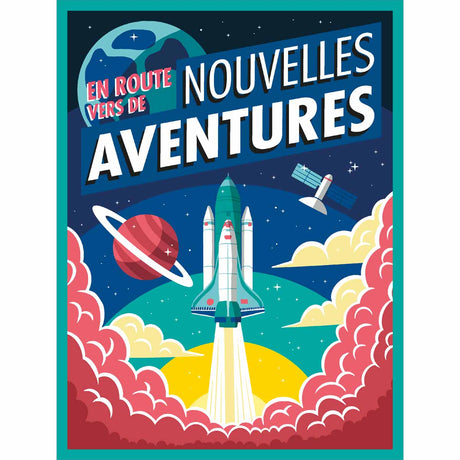 Carte Maxi pour un Départ -  En Route Vers De Nouvelles Aventures 