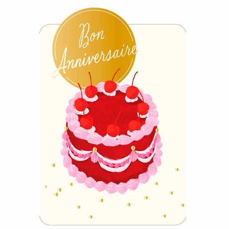 Carte de Vœux Thème Anniversaire Party Time - Plusieurs Styles