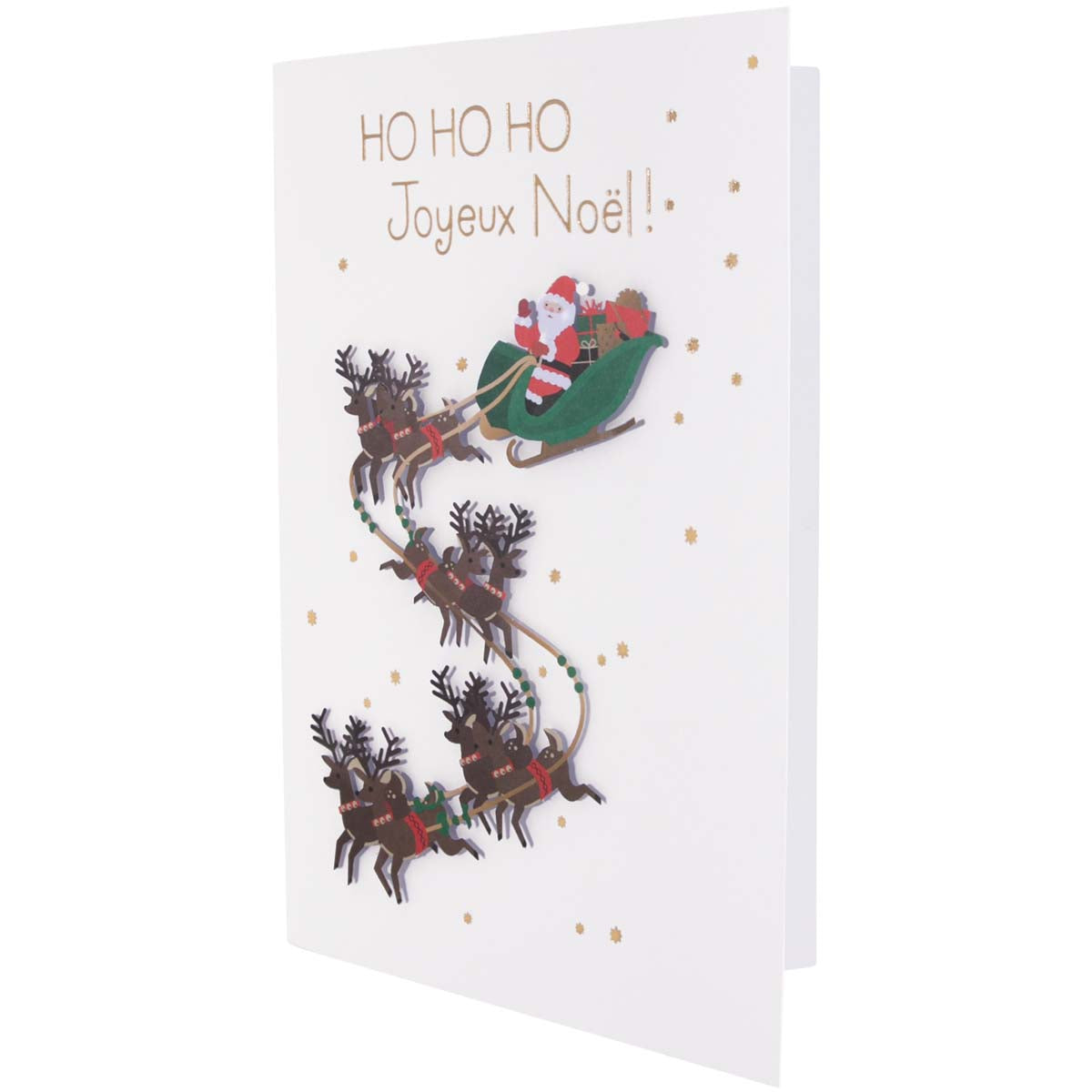 Santa Hood Signature Greeting Card