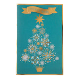 Christmas Tree Window Greeting Card