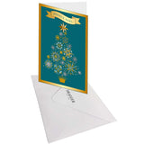 Christmas Tree Window Greeting Card