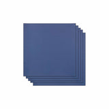 Lot de 5 Feuilles de Papier Scrapbooking Moucheté - Bleu Indigo