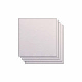 Lot de 5 Feuilles de Papier Scrapbooking Moucheté - Blanc arabesque