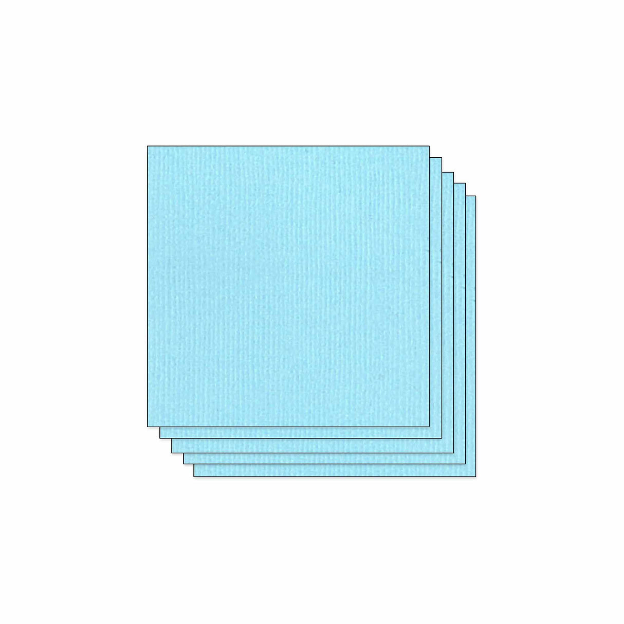 Lot de 5 Feuilles de Papier Scrapbooking Moucheté - Bleu pâle