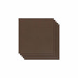 Lot de 5 Feuilles de Papier Scrapbooking Moucheté - Chocolat