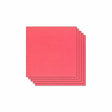 Lot de 5 Feuilles de Papier Scrapbooking Moucheté - Rose Corail