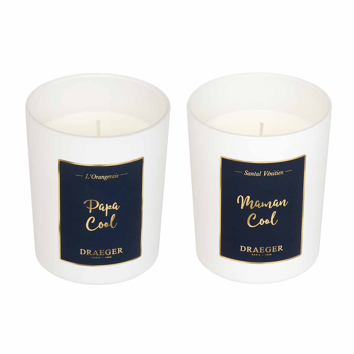 Lot de 2 Bougies - Papa & Maman Cool