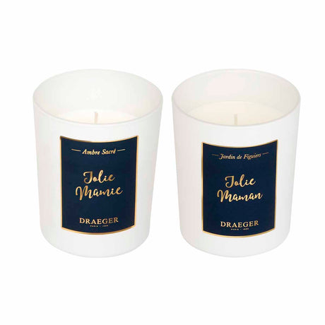 Lot de 2 Bougies - Jolie Maman & Jolie Mamie