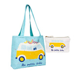 Kit Tote Bag & Pochette Family Pop " Ma petite tribu"