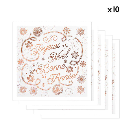 Lot de 10 Cartes de vœux Etincelle Mandala