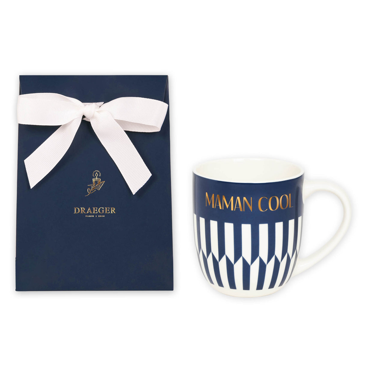 Kit Mug & Sac Cadeau Maman Cool - Bleu marine