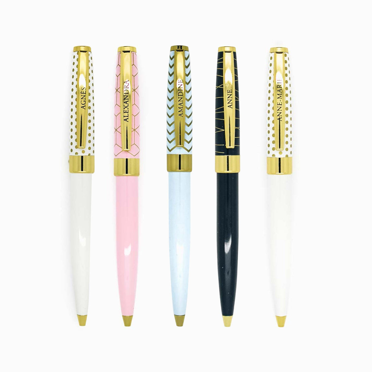 Stylo personnalisé prénom de femme au choix - Pastel Chic