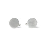 Boutons de Manchette Rond - Argent