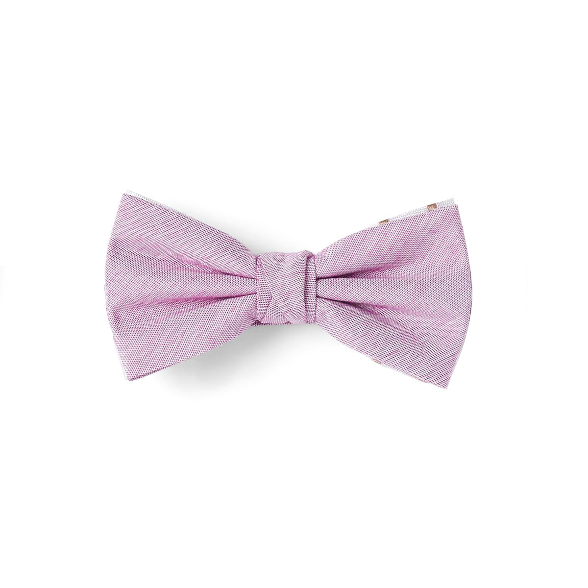 Noeud papillon en denim rose