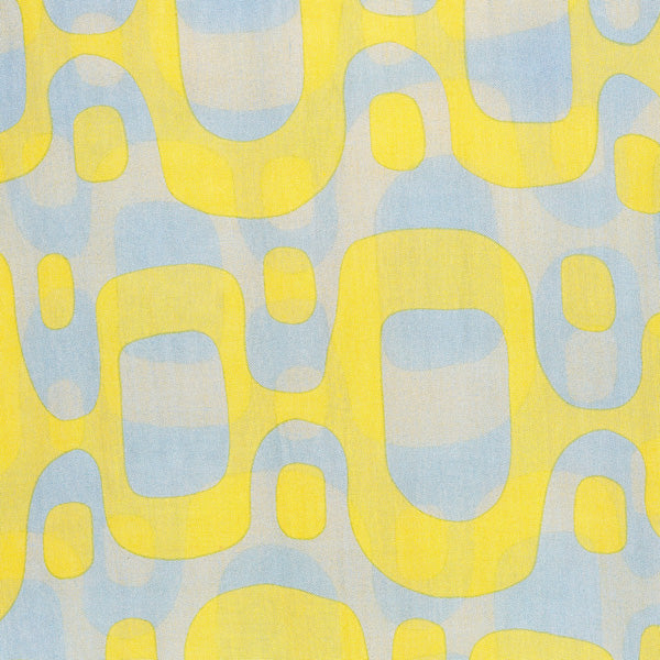 Foulard homme jaune - motif Rio